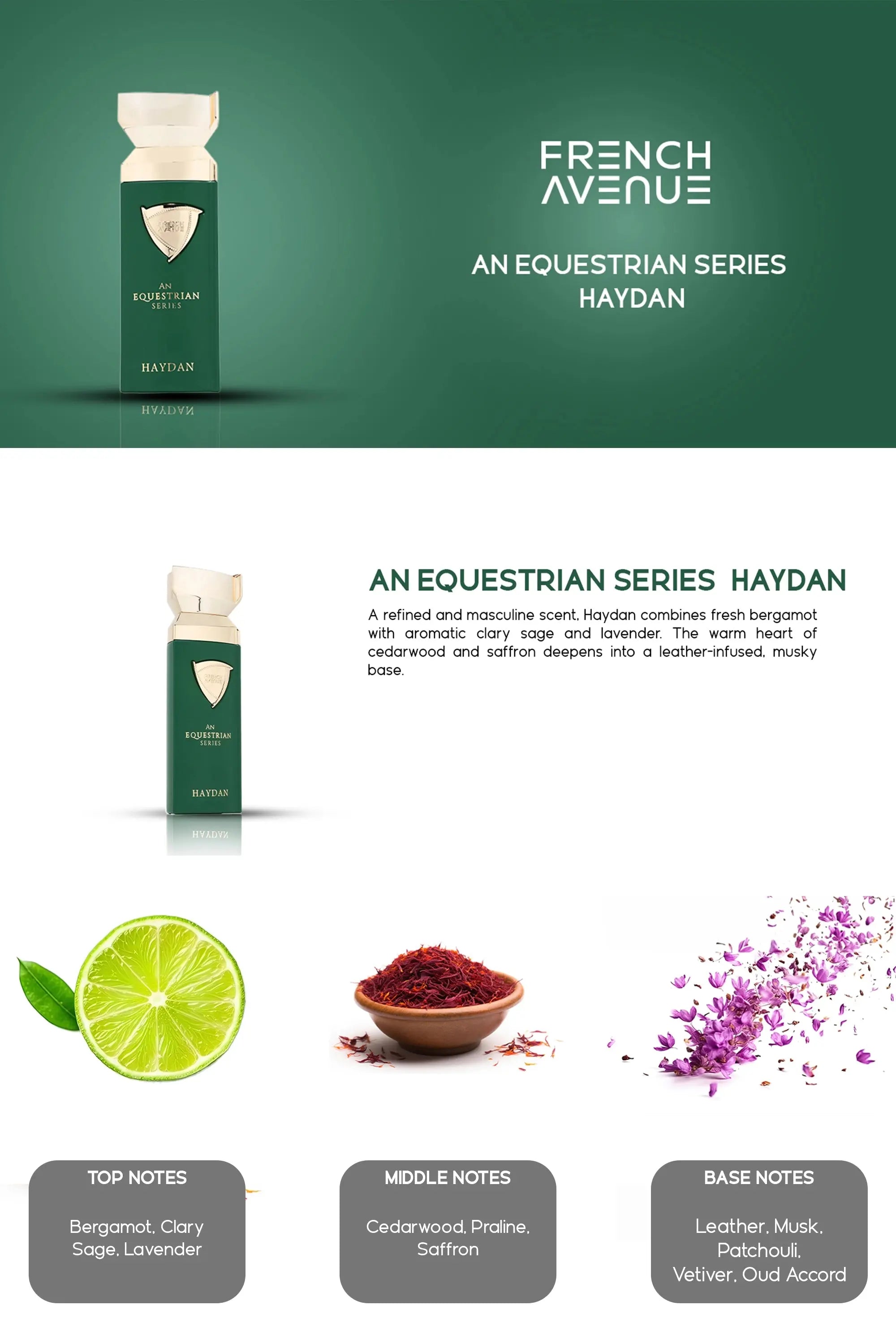 Haydan Equestrian Series Perfume 100ml EDP French Avenue