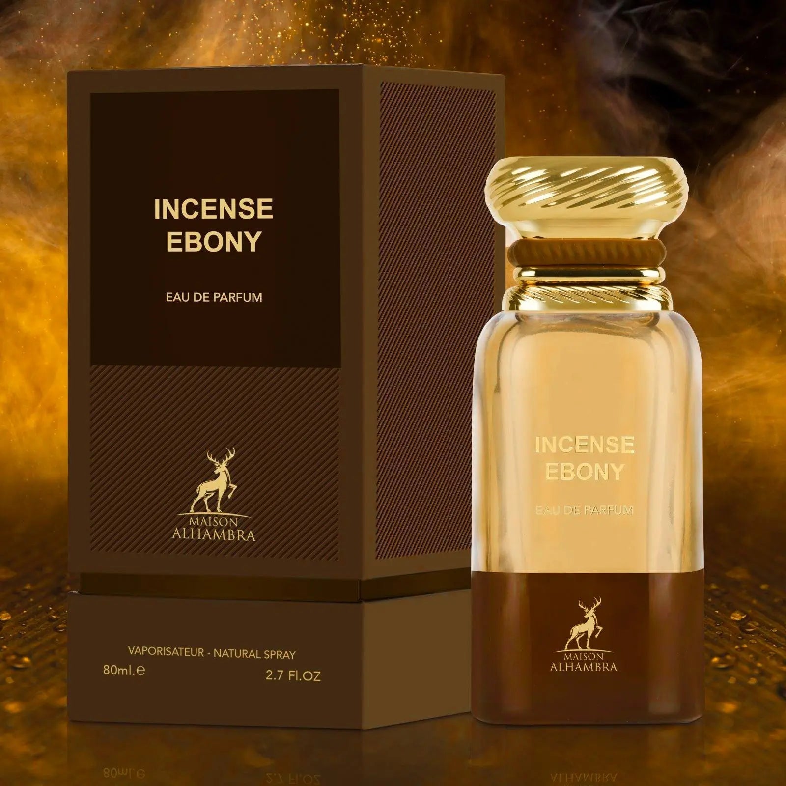 Incense Ebony Perfume 80ml EDP Maison Alhambra