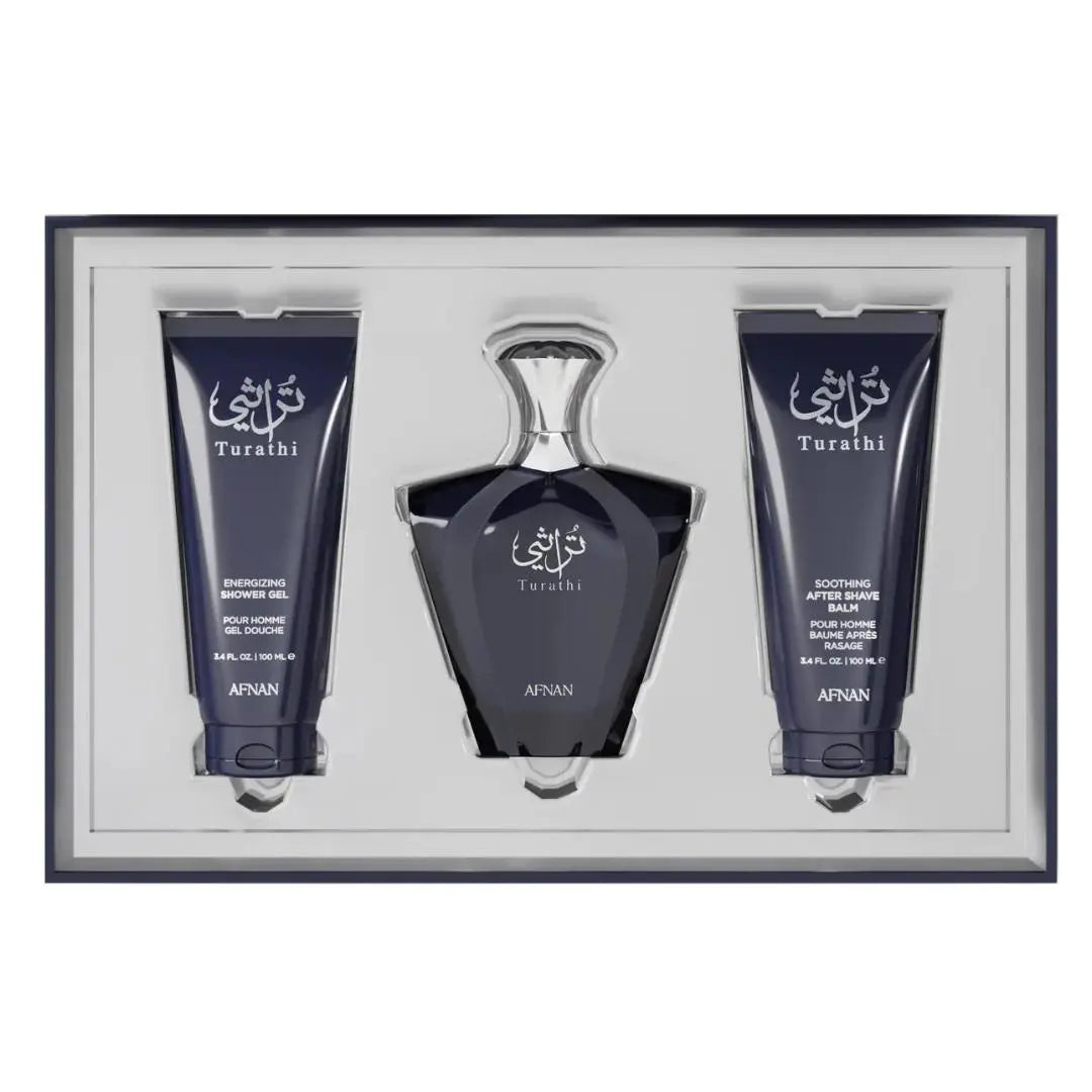 Afnan Turathi Homme Blue 3pcs Giftset