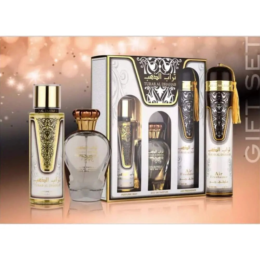 Turab Al Dahab Gift Set 3 Piece 300ml Ard Al Zaafaran