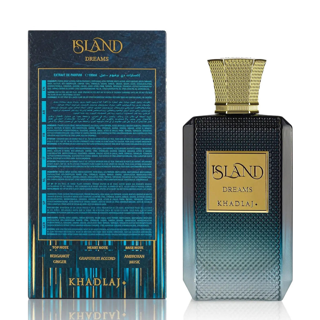 Island Dreams Extrait de Parfum 100ml Khadlaj
