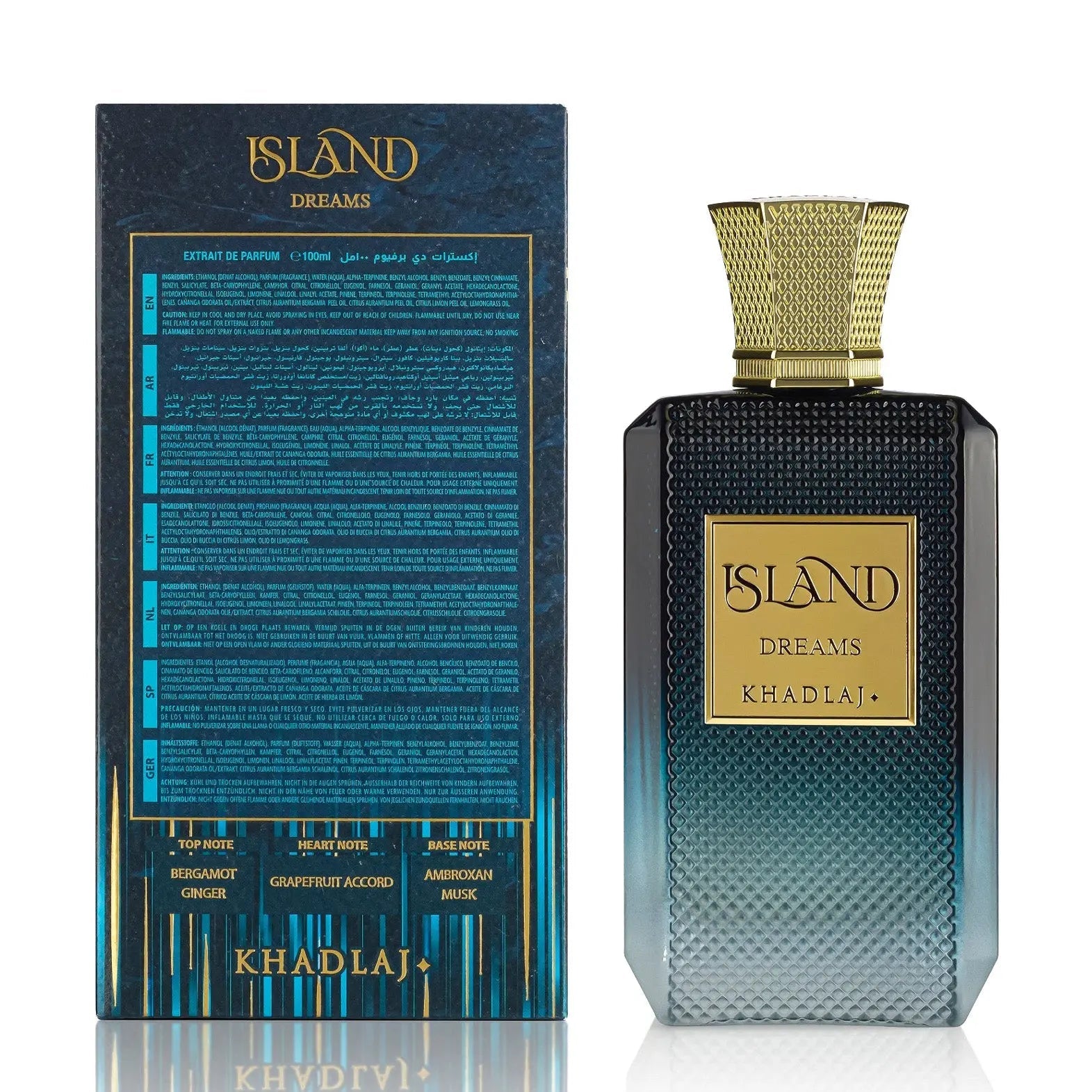 Island Dreams Extrait de Parfum 100ml Khadlaj