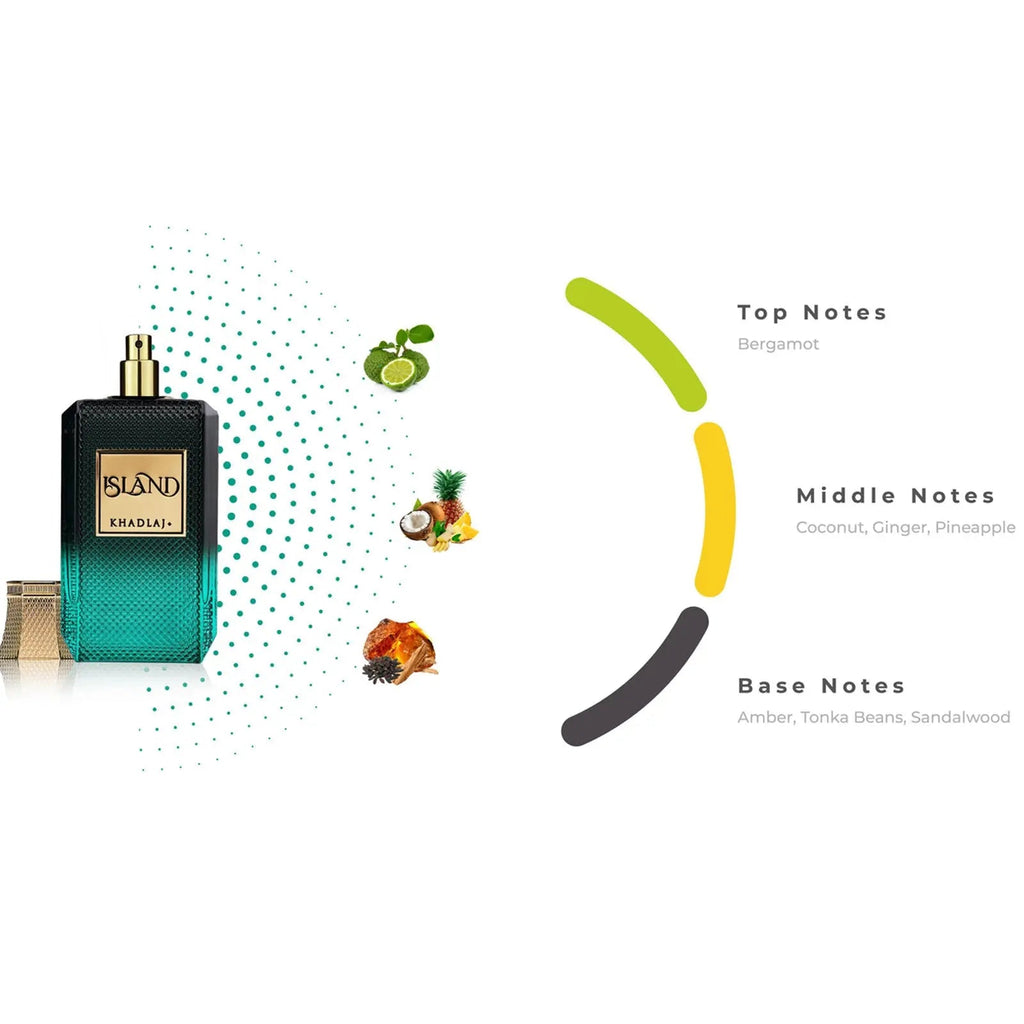Khadlaj Island Extrait de Parfum 100ml Khadlaj