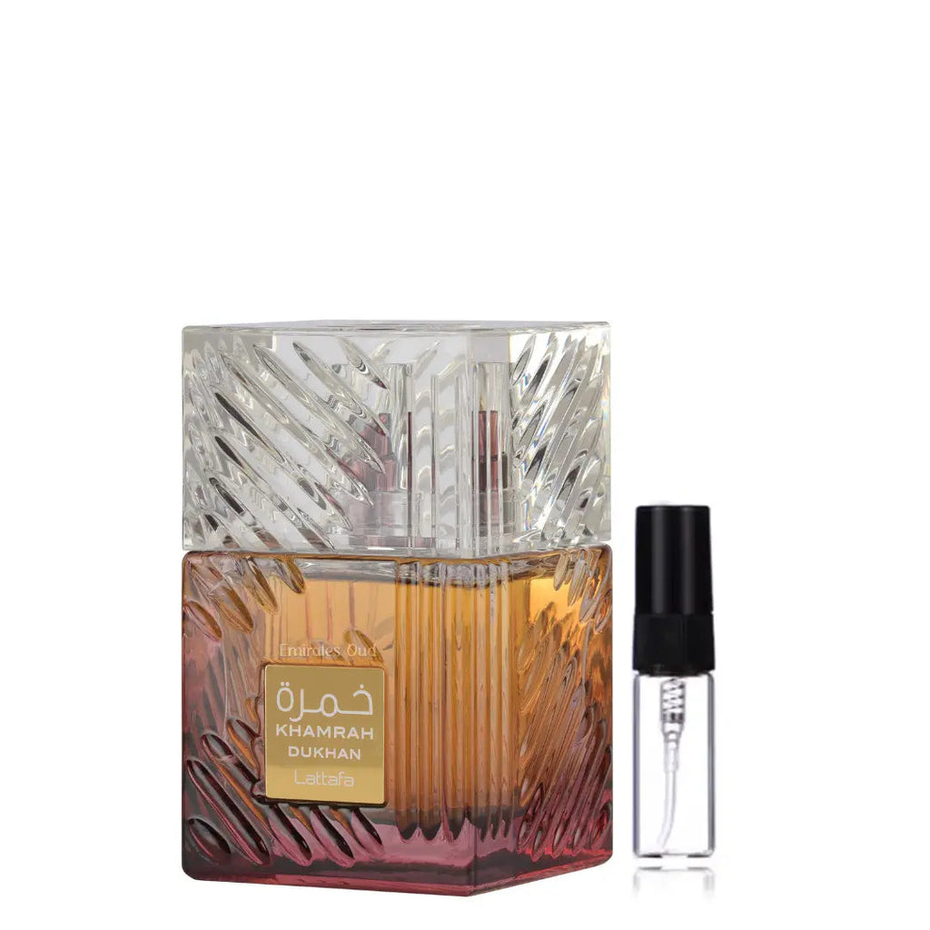 Khamrah Dukhan Perfume Sample 100ml EDP Lattafa