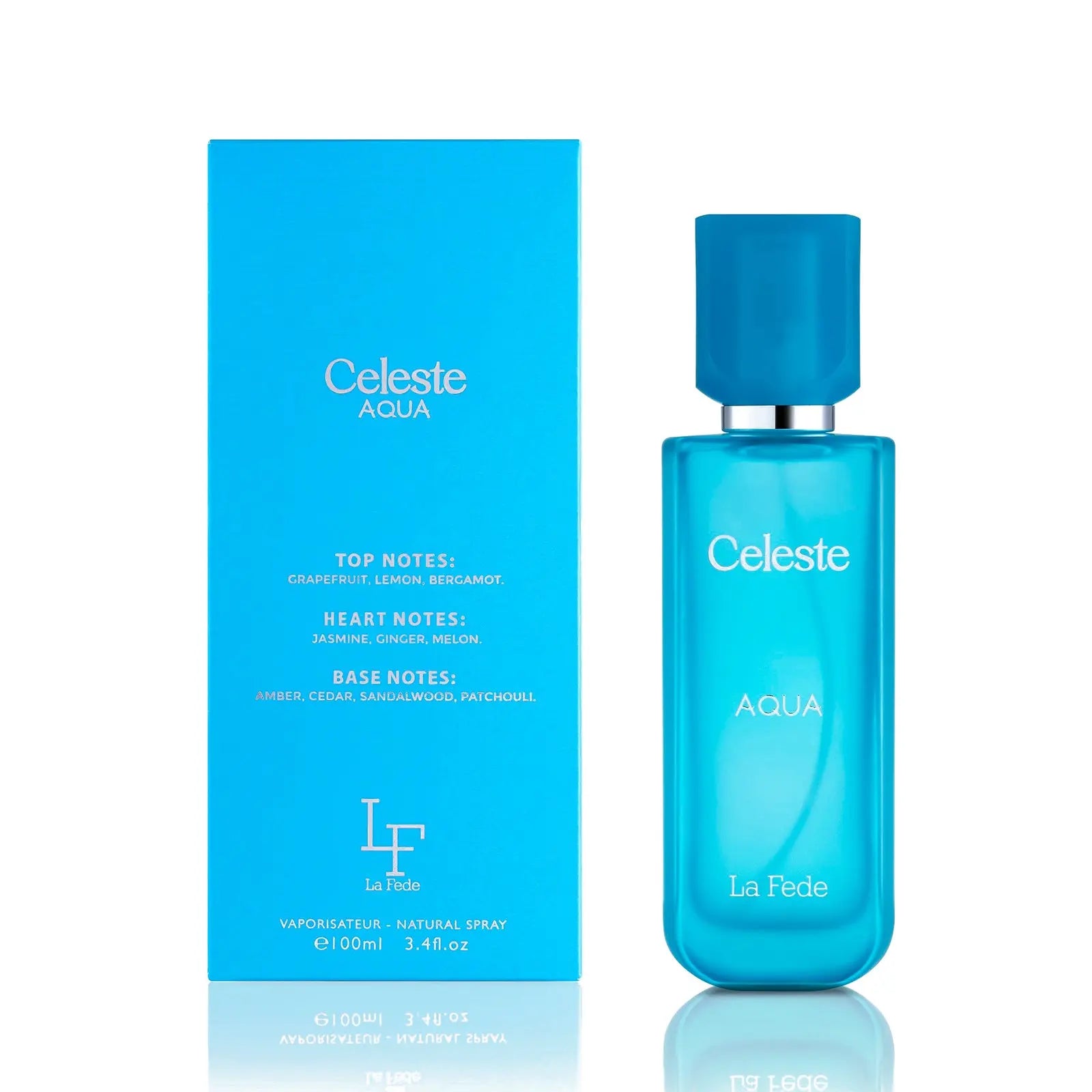 La Fede Celeste Aqua Perfume 100ml EDP Khadlaj
