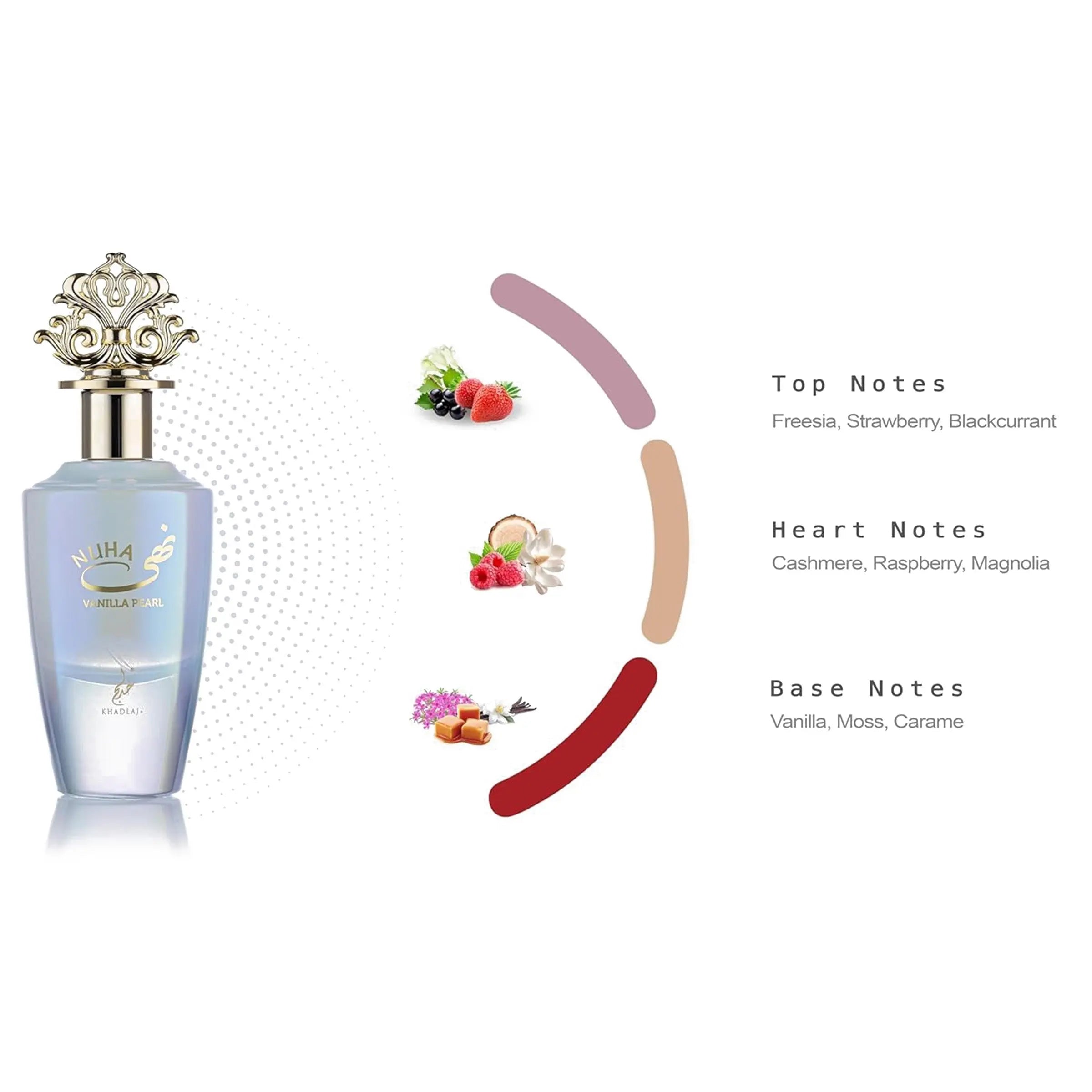 Nuha Vanilla Pearl Perfume 100ml EDP Khadlaj