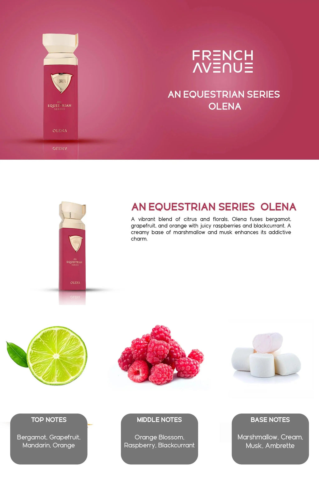 Olena Equestrian Series Perfume 100ml EDP French Avenue