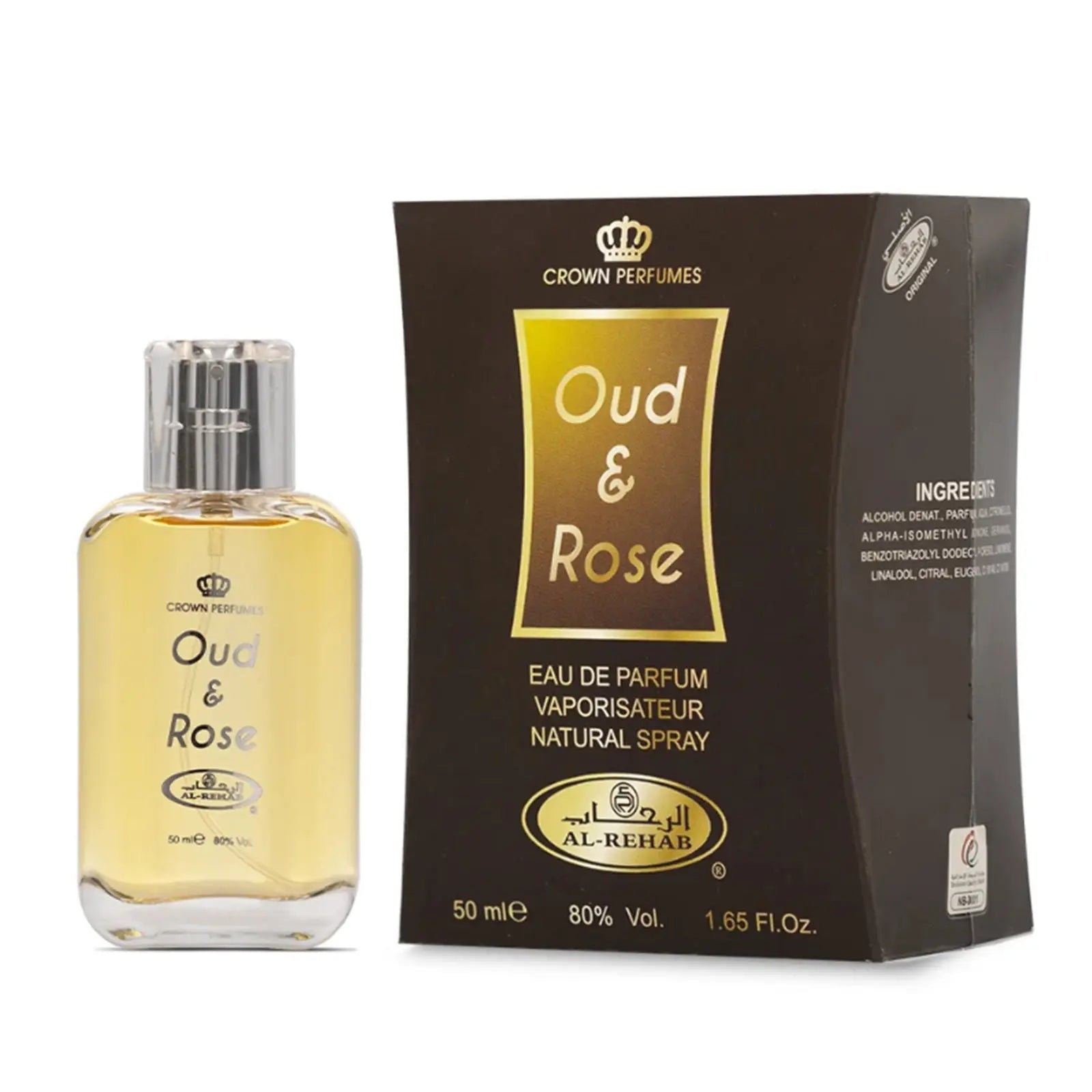 Oud & Rose Perfume 50ml EDP Al Rehab