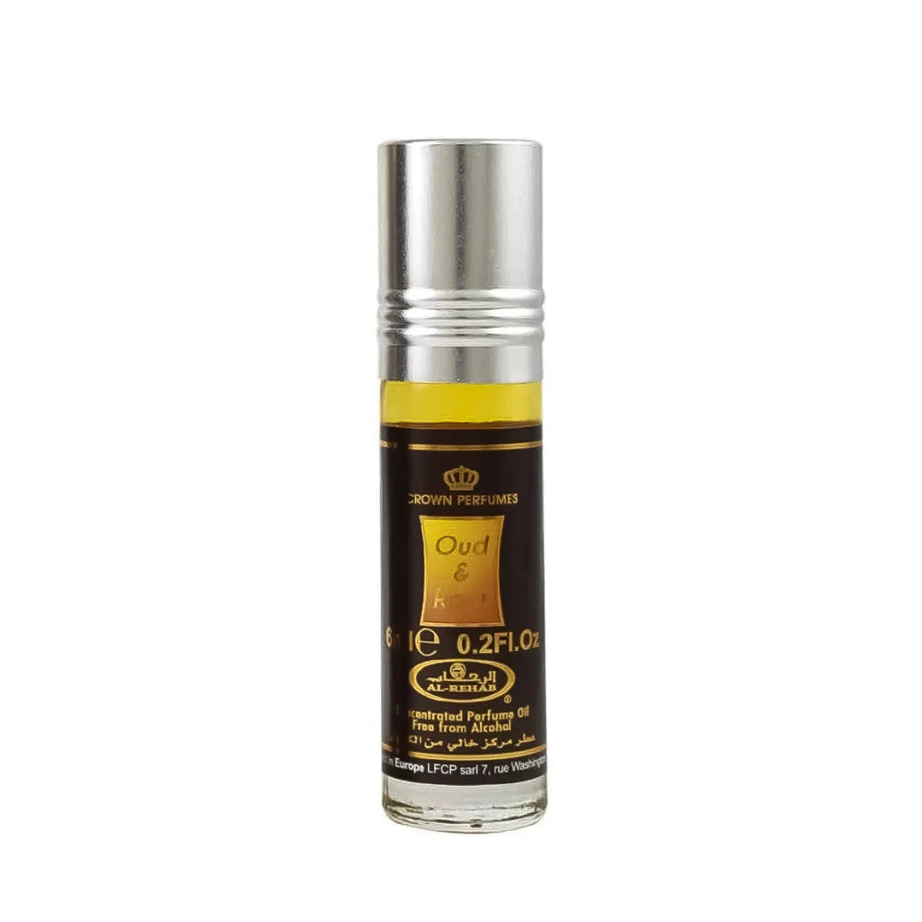 Oud & Rose Perfume Oil 6ml Al Rehab
