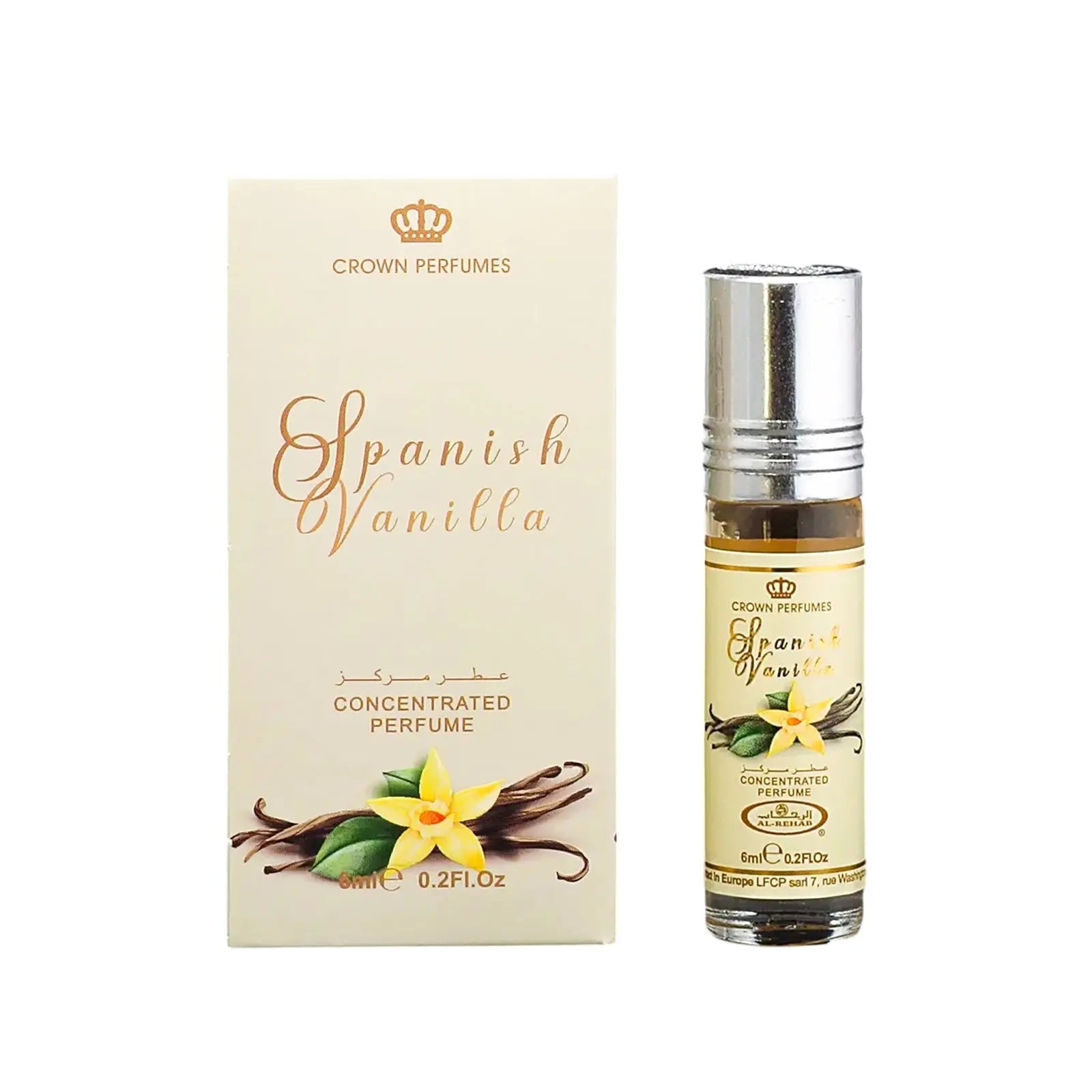 Spanish Vanilla Perfume Oil 6ml Al Rehab