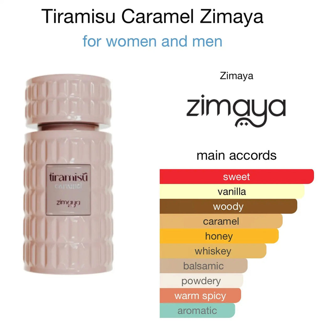 Tiramisu Caramel Perfume 100ml EDP Zimaya By Afnan
