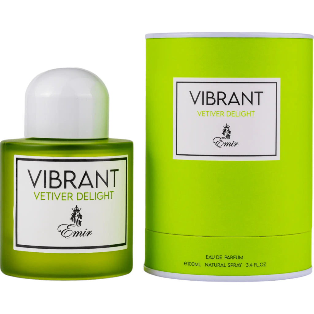 Vibrant Vetiver Delight Perfume 100ml EDP Emir Paris Corner
