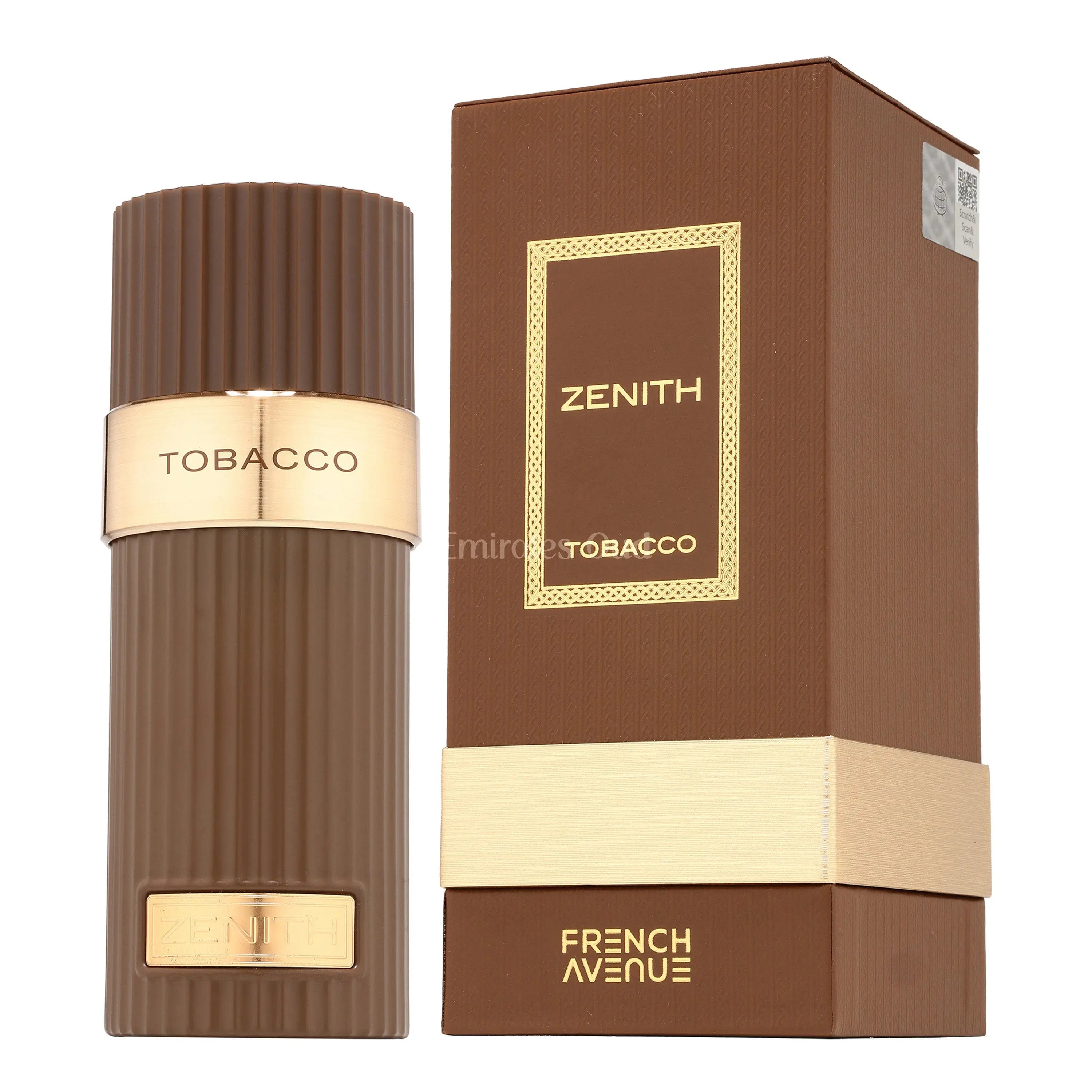 Zenith Tobacco Perfume 100ml EDP French Avenue