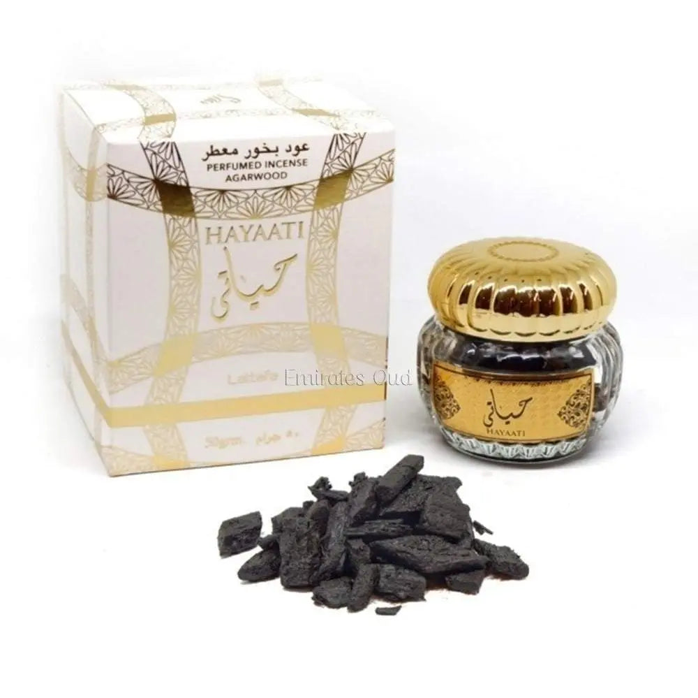 Hayaati Bakhoor Incense 50g Lattafa-Emirates Oud