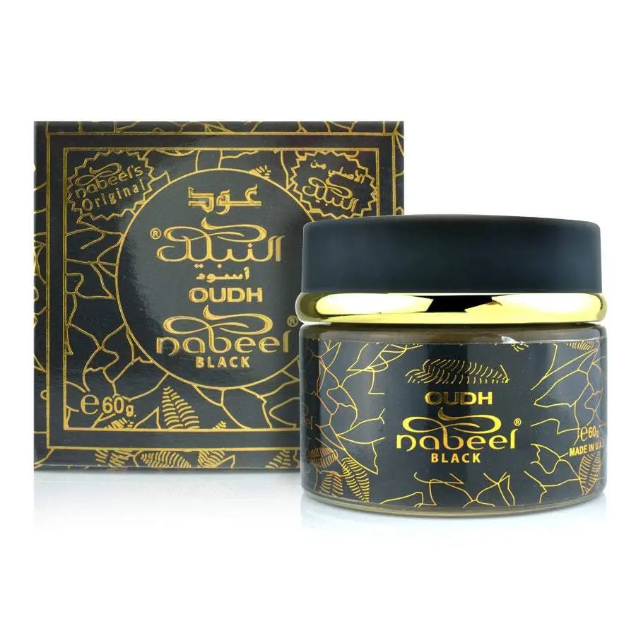 Oudh Nabeel Black Bakhoor Incense 60g Nabeel-Emirates Oud