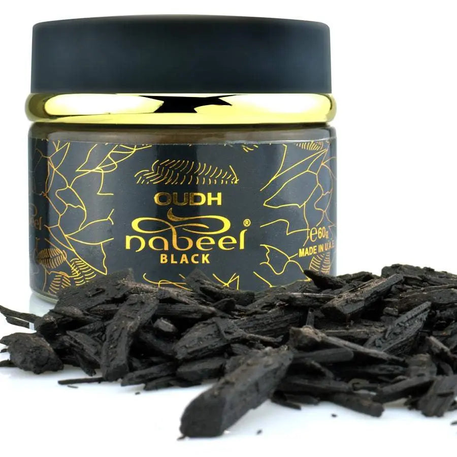 Oudh Nabeel Black Bakhoor Incense 60g Nabeel-Emirates Oud