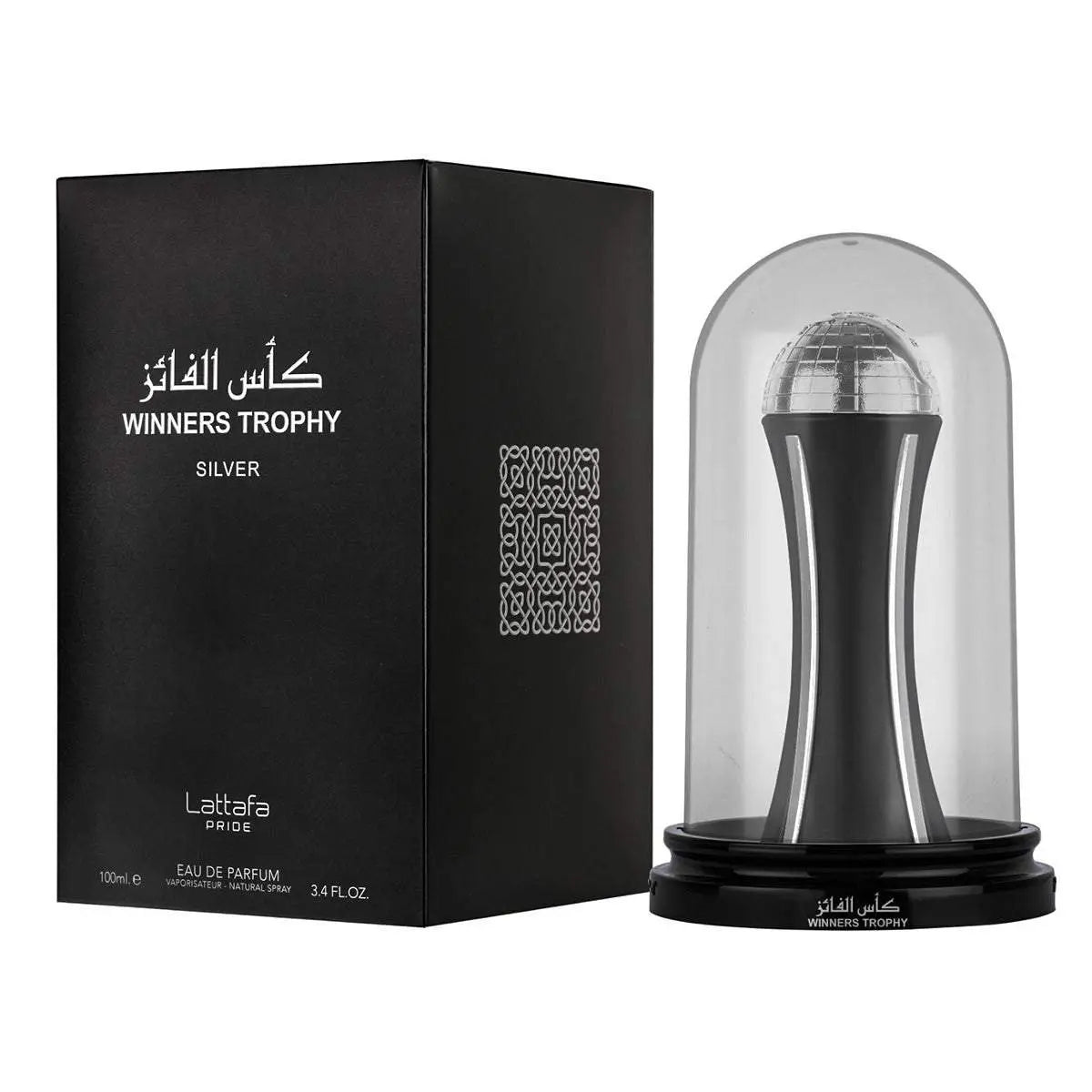Winners Trophy Silver Perfume 100ml EDP Lattafa Pride-Emirates Oud
